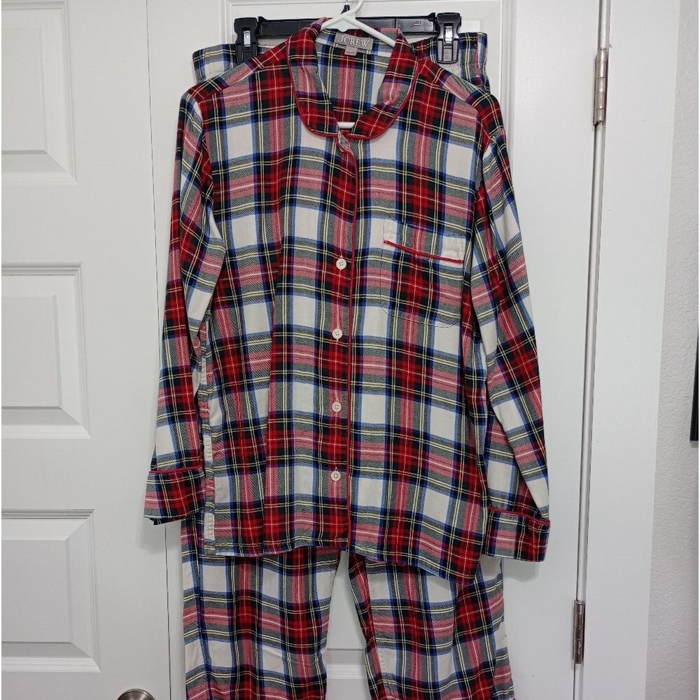 J. Crew plaid flannel pajamas Size S